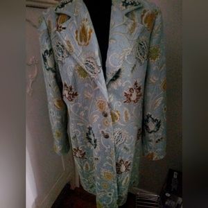 CAbi Tapestry coat perfect for spring Sz 16